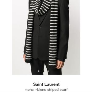 Saint Laurent Mohair Scarf
